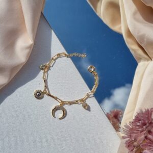 The Horse Eye Charmed Bracelet