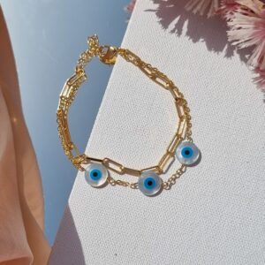 Evil eye Layered Bracelet