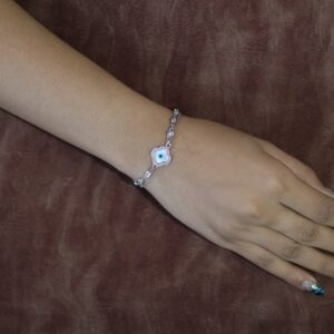 MOP Evileye CZ Bracelet