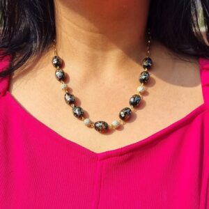 Black Tanza Necklace