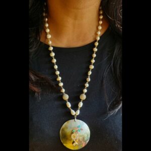 Mother of Pearl Disc Mala