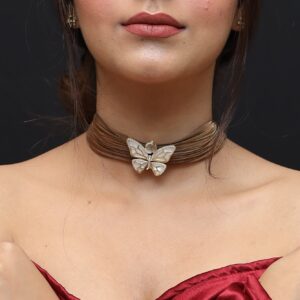 Mesh Butterfly Choker