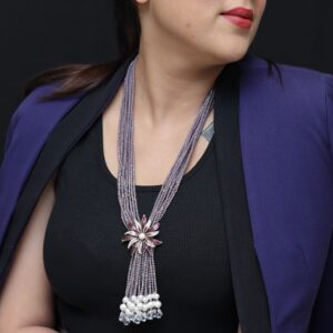 Pansy Necklace