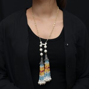 T Tassel Ombre Necklace