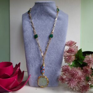 Harsh Confined Heart Talisman Necklace