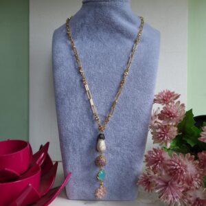Stoned Daisy Indo-western Necklace