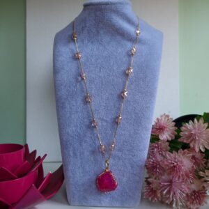 Charmed Rock Chain with Earring