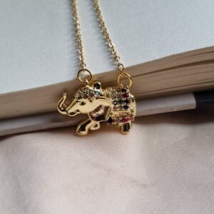 Indian Elephant Pendant Chain