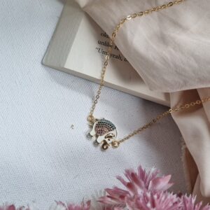 Cute Elephant Pendant Chain