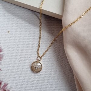 Star on MOP Pendant Chain