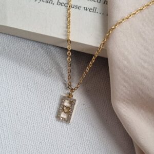 Heart In A Box Pendant Chain
