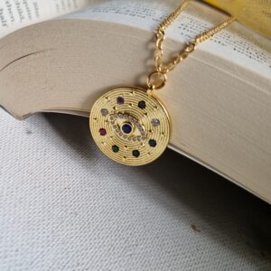 Coin Evileye Pendant Chain