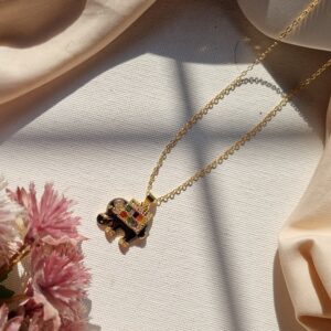 Enamel Elephant Chain